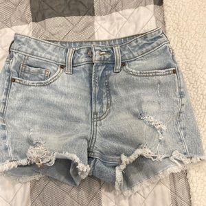 XS high rise old navy jorts